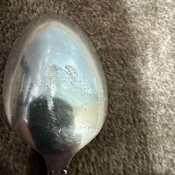 Oneida LA VIGNE Teaspoon 6” Silverplate (1908) Grapes Monogram “B” - Picture 10 of 12